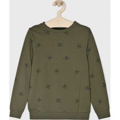 Name it - Bluza dziecięca 122-164 cm. Zielone bluzy chłopięce Name it, bez wzorów, z bawełny, bez rękawów, bez kaptura. W wyprzedaży za 34,90 zł.