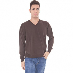 Sweter w kolorze brązowym. Brązowe swetry klasyczne męskie Just Cavalli, Calvin Klein, Lee, m. W wyprzedaży za 129,95 zł.