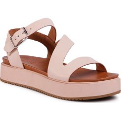 Sandały INUOVO - 112041 Blush. Różowe klapki damskie Inuovo, bez wzorów, ze skóry, bez obcasa. W wyprzedaży za 239,00 zł.