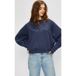 Tommy Jeans - Bluza. Niebieskie bluzy damskie Tommy Jeans, s, bez wzorów, z bawełny, bez rękawów, bez kaptura. W wyprzedaży za 279,90 zł.