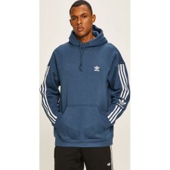 Adidas Originals - Bluza. Szare bluzy męskie adidas Originals, s, z aplikacjami, z bawełny, z kapturem, bez rękawów, z kapturem. Za 249,90 zł.