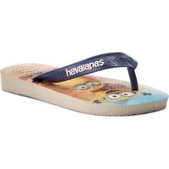 Sandały chłopięce: Japonki HAVAIANAS - Kids Minions 41331268006 Beige/Navy Blue