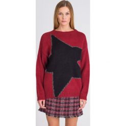 SWETER PINKO. Czerwone swetry damskie Pinko, xs, bez wzorów, z długim rękawem, długie, bez kaptura. Za 554,50 zł.