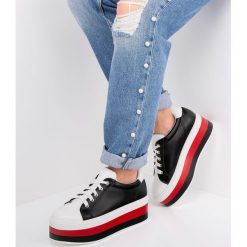 Buty sportowe damskie Ideal Shoes U-6273 Białe. Białe buty sportowe damskie Ideal Shoes, bez wzorów, z tworzywa sztucznego, sportowe. Za 89,00 zł.