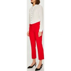 Answear - Spodnie Femifesto. Czerwone spodnie damskie ANSWEAR, s, bez wzorów, z elastanu, eleganckie. W wyprzedaży za 69,90 zł.