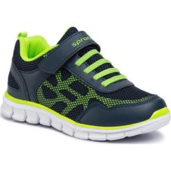 Sneakersy SPRANDI - CP76-18784 Cobalt Blue. Niebieskie trampki chłopięce Sprandi, bez wzorów, ze skóry ekologicznej, na rzepy. Za 79,99 zł.