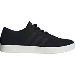 BUTY EASY VULC 2.0. Czarne trampki męskie Adidas, w paski, z gumy, klasyczne, przed kostkę, z paskami. Za 249,99 zł.