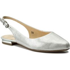 Sandały CAPRICE - 9-29402-20 Silver Metal 920. Szare klapki damskie Caprice, bez wzorów, ze skóry, bez obcasa, na obcasie. W wyprzedaży za 169,00 zł.