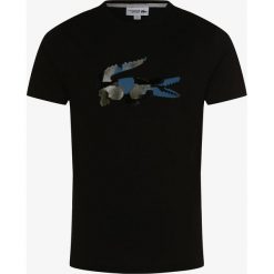 Lacoste - T-shirt męski, czarny. Czarne t-shirty męskie Lacoste, m, z nadrukiem, bez kołnierzyka. Za 229,95 zł.