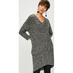 Medicine - Sweter Basic. Brązowe swetry damskie marki MEDICINE, s, bez wzorów, z poliesteru, bez rękawów, długie, bez kaptura. W wyprzedaży za 59,90 zł.