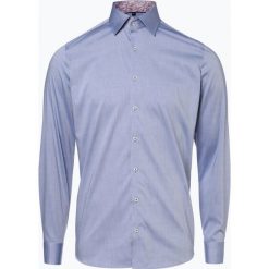 Olymp Level Five - Koszula męska łatwa w prasowaniu, niebieski. Niebieskie koszule męskie na spinki OLYMP Level Five, m, paisley, ze stójką. Za 249,95 zł.