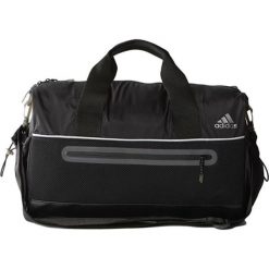 Torba w kolorze czarnym - (S)43 x (W)25 x (G)20 cm. Czarne torby podróżne Adidas, Reebok, w paski, z materiału. W wyprzedaży za 139,95 zł.