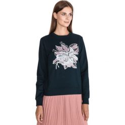 Just Cavalli Bluza Niebieski. Niebieskie bluzy damskie Just Cavalli, l, z aplikacjami, z bawełny, bez rękawów, bez kaptura. Za 1479,95 zł.