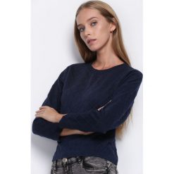 Granatowa Bluzka Your Theorise. Szare bluzki longsleeves Born2be, l, z okrągłym kołnierzem. Za 29,99 zł.