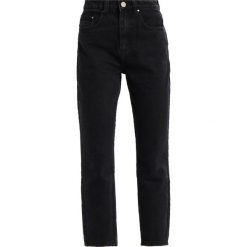 Lost Ink HIGH WAIST STRAIGHT IN DRACO Jeansy Straight Leg washed black. Czarne spodnie damskie z wysokim stanem marki Lost Ink, z podwyższonym stanem. Za 189,00 zł.