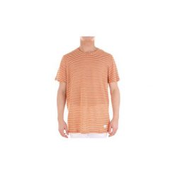 T-shirty z krótkim rękawem Dondup US222JF198UV002. Różowe t-shirty męskie Dondup, xl, bez wzorów, bez kołnierzyka, krótkie. Za 283,25 zł.