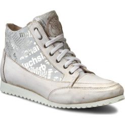 Sneakersy ROBERTO - 513 B. Złoto/Zł. Gazeta. Żółte półbuty damskie Roberto, ze skóry. W wyprzedaży za 169,00 zł.