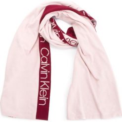 Szal CALVIN KLEIN - Stripey Branded Scar K60K604729 629. Czerwone szaliki męskie Calvin Klein, z elastanu. Za 299,00 zł.