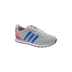 Trampki Dziecko adidas V Jog K AW4147. Białe trampki chłopięce marki Adidas, z materiału. Za 139,99 zł.