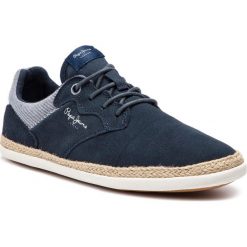 Espadryle PEPE JEANS - Maui Ker PMS10252 Navy 595. Niebieskie espadryle męskie marki Pepe Jeans, z jeansu. Za 299,00 zł.