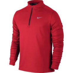 Nike Koszulka Dri-Fit Therma Running Top czerwona r. S (683580 657). Czerwone t-shirty męskie marki Nike, m, dri-fit (nike). Za 208,01 zł.