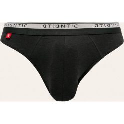Atlantic - Slipy (2 pack). Czarne bokserki męskie Atlantic, z elastanu. Za 69,90 zł.