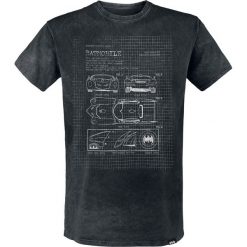 T-shirty męskie z nadrukiem: Batman Batmobile T-Shirt czarny