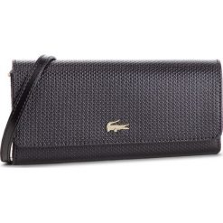 Torebka LACOSTE - Mini Crossover Wallet NF1705CE Black 000. Czarne torebki klasyczne damskie Lacoste, bez wzorów, ze skóry, bez dodatków. W wyprzedaży za 499,00 zł.