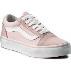 Tenisówki VANS - Old Skool VN0A38HBQ7K (Suede/Canvas) Chalk Pink. Różowe trampki dziewczęce Vans, bez wzorów, z zamszu, na sznurówki. W wyprzedaży za 119,00 zł.