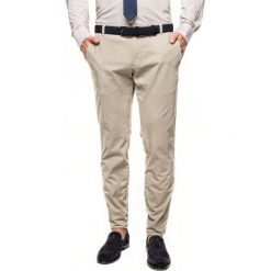 Spodnie bever 215 beż slim fit. Spodnie męskie Recman, m, bez wzorów. Za 239,00 zł.