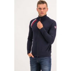 Sweter Rossignol Anthelme RLIMO23. Niebieskie swetry męskie Rossignol, xl, bez wzorów, z wełny, klasyczne, z klasycznym kołnierzykiem, bez kaptura. W wyprzedaży za 599,00 zł.