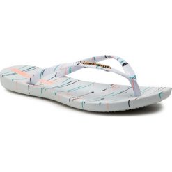 Japonki IPANEMA - Wave Art Fem 26287 White/White 20746. Białe klapki damskie marki Ipanema, bez wzorów, z tworzywa sztucznego, bez obcasa. Za 89,99 zł.
