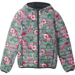 Kurtka pikowana bonprix czarno-biały. Czarne kurtki dziewczęce bonprix, na lato, bez wzorów, eleganckie, bez kaptura. Za 89,99 zł.