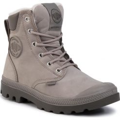 Trapery PALLADIUM - Pampa Sport Wps 72992-070-M Moonrock. Szare trapery damskie Palladium, ze skóry, sportowe. W wyprzedaży za 559,00 zł.