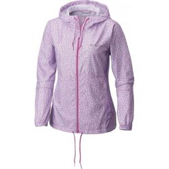 COLUMBIA kurtka Flash Forward Printed Windbreaker, Bright Lavender Print M. Niebieskie kurtki sportowe damskie Columbia, m, bez wzorów, bez kaptura. W wyprzedaży za 189,00 zł.