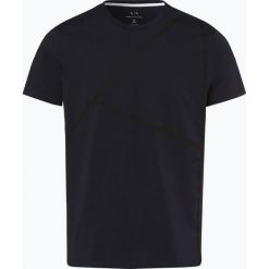 Armani Exchange - T-shirt męski, niebieski. Niebieskie t-shirty męskie marki Armani Exchange, xl, z napisami, bez kołnierzyka. Za 249,95 zł.