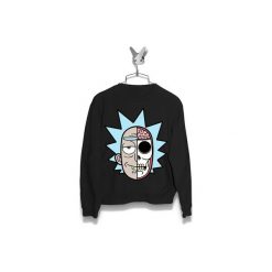 Bluza Pół Czaszki Rick Damska. Czarne bluzy damskie marki Failfake, xs, bez wzorów, bez rękawów, bez kaptura. Za 160,00 zł.