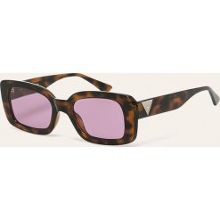 Guess Jeans - Okulary GU7589.56Y. Pomarańczowe okulary przeciwsłoneczne damskie Guess Jeans, prostokątne. Za 499,90 zł.