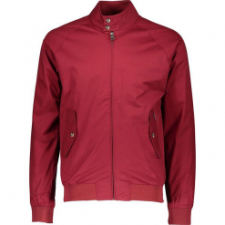 Kurtka "New Core Harrington" w kolorze burgundowym. Niebieskie kurtki męskie marki GALVANNI, l, z okrągłym kołnierzem. W wyprzedaży za 260,95 zł.