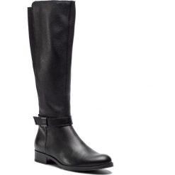 Kozaki LASOCKI - ESTRADA-04 Black. Czarne kozaki damskie marki Lasocki, ze skóry, bez obcasa, na obcasie, bez zapięcia. Za 329,99 zł.