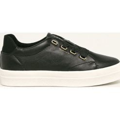 Gant - Buty skórzane Avona. Czarne sneakersy damskie GANT, ze skóry. Za 479,90 zł.