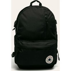 Converse - Plecak. Czarne plecaki męskie Converse, z aplikacjami, z poliesteru. Za 219,90 zł.