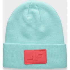 Czapka uniseks CAU212 - mięta. Czapki damskie 4f, bez wzorów. Za 39,99 zł.