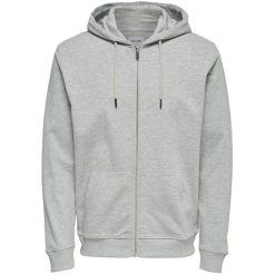 Only&Sons Męska Bluza Z Kapturem Z Podszyciem Z Kapturem I Kapturem Lightgrey Melange (Rozmiar Xl). Szare bluzy męskie marki Only&Sons, xl, bez wzorów, z kapturem, bez rękawów, z kapturem. W wyprzedaży za 108,00 zł.