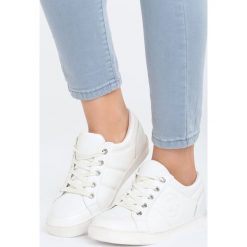 Buty sportowe damskie: Białe Buty Sportowe The Motto