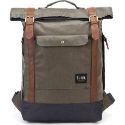 Plecak w kolorze oliwkowo-granatowym - 27 x 45 x 11,5 cm. Brązowe plecaki męskie marki G.ride, z tkaniny. W wyprzedaży za 130,95 zł.