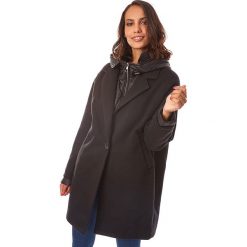 Płaszcz 2w1 w kolorze czarnym. Czarne płaszcze damskie Snowie Collection, m, bez wzorów. W wyprzedaży za 219,95 zł.