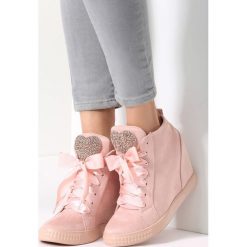 Różowe Sneakersy Thumbs Up!. Różowe koturny damskie vices. Za 79,99 zł.