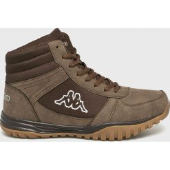 Kappa - Buty Brasker Mid. Brązowe buty trekkingowe męskie marki Kappa, z gumy, na sznurówki, outdoorowe. Za 159,90 zł.