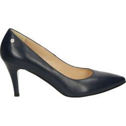 Czółenka - 23029 CAP BLU. Czarne buty ślubne damskie Venezia, ze skóry. Za 219,00 zł.